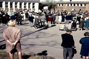 Bilde av Framnes skole 17. mai 1963